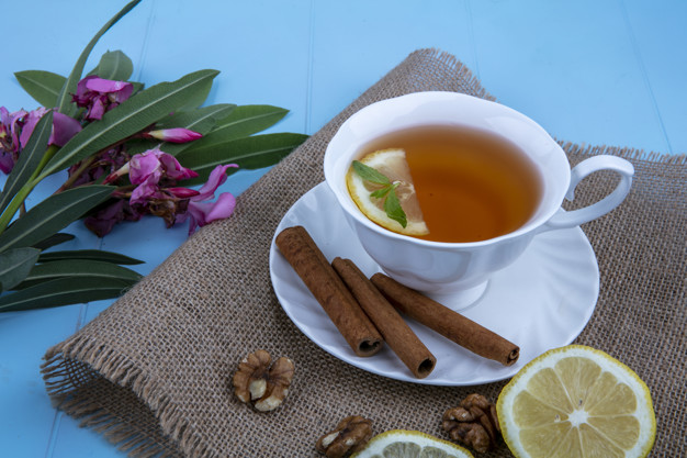 diófalevél tea
